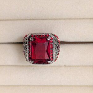 New!  Size 10 1/2 Red Royalty Ring